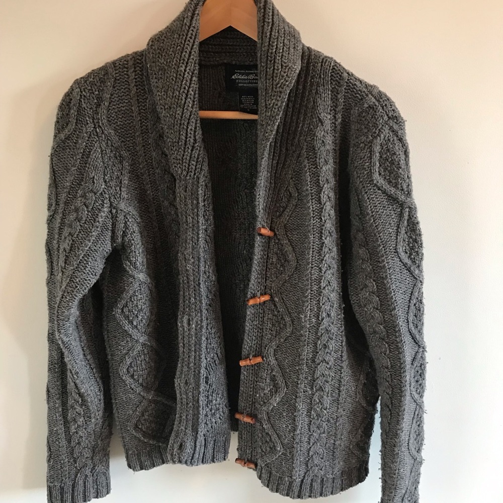 Eddie Bauer fisherman’s sweater